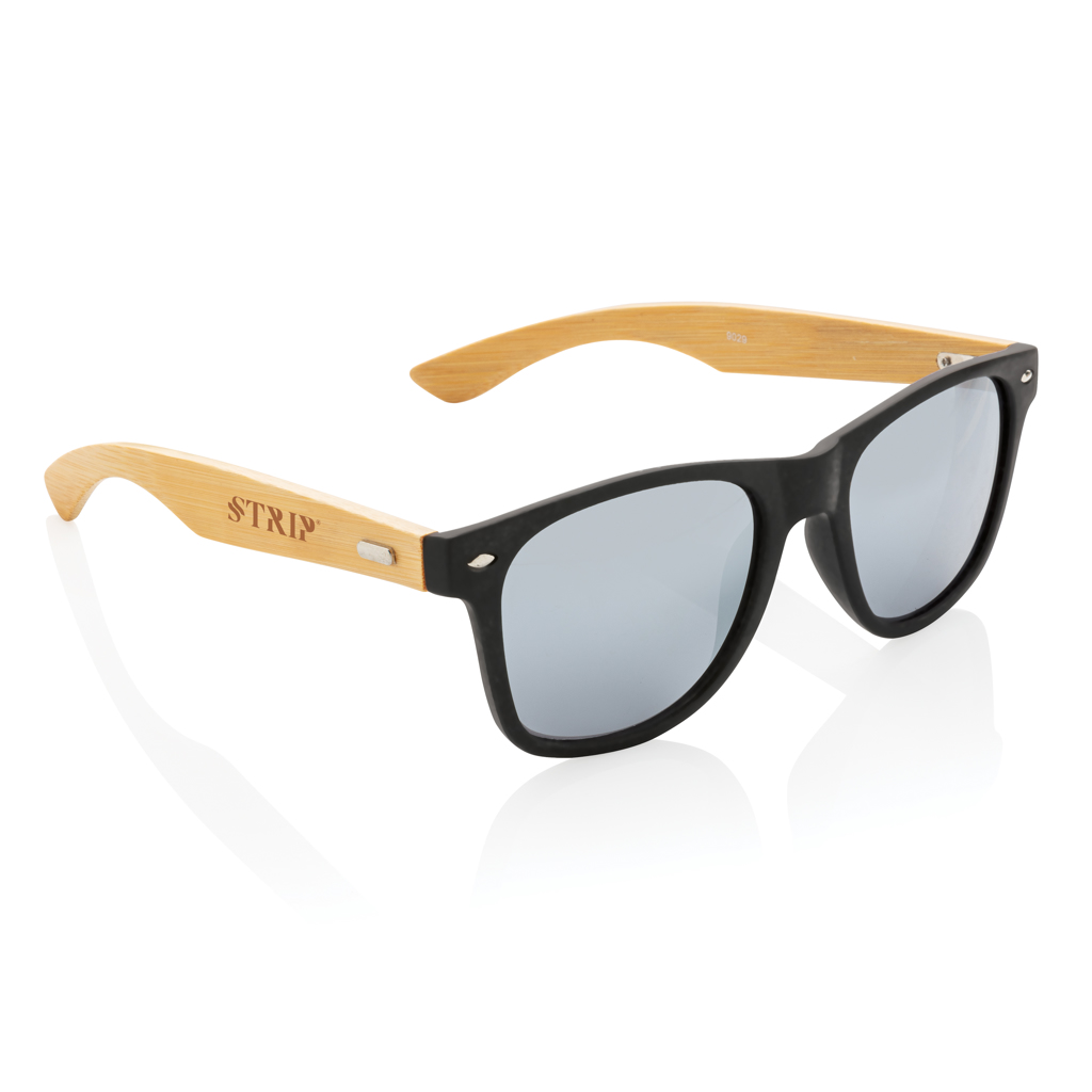 Gafas de sol personalizadas de plástico reciclado bambú y RCS - Verano - Regalo Promocional Personalizado - imagen 5