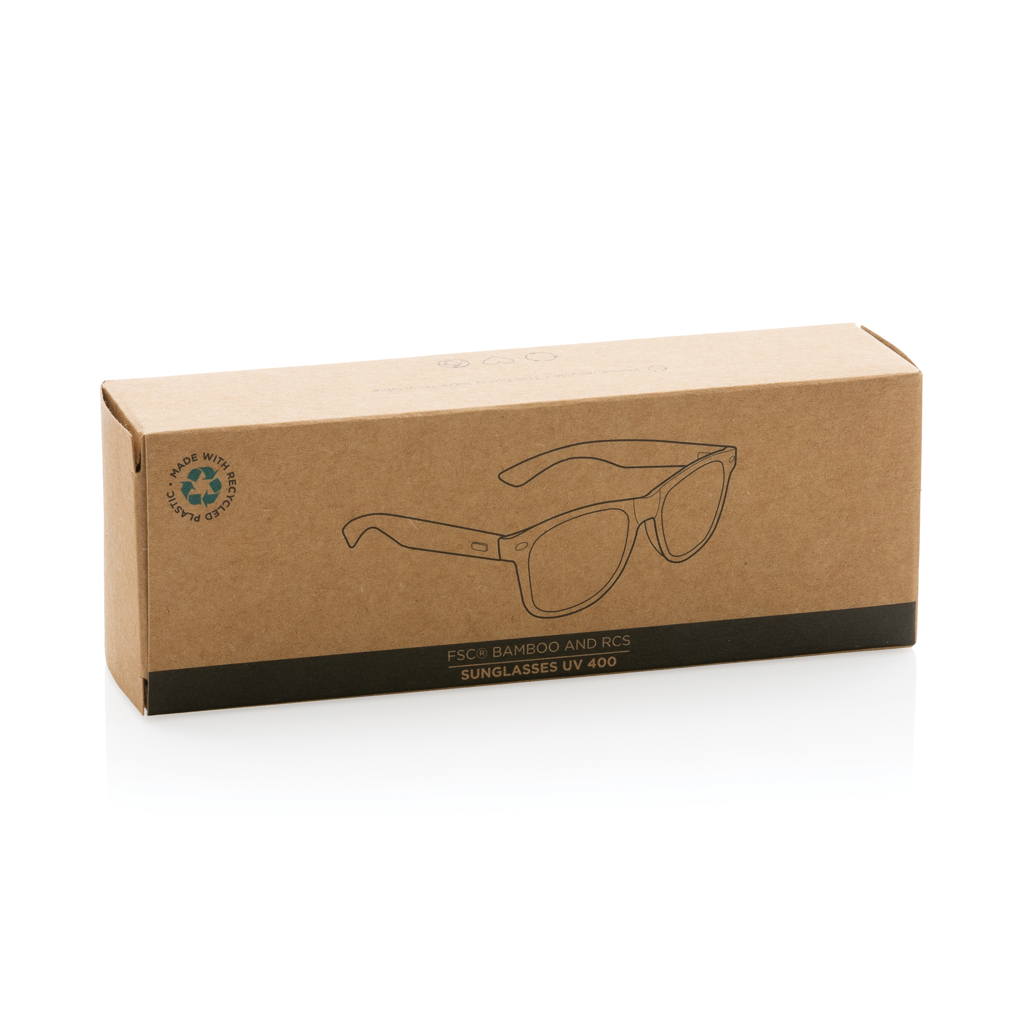 Gafas de sol personalizadas de plástico reciclado bambú y RCS - Verano - Regalo Promocional Personalizado - imagen 10