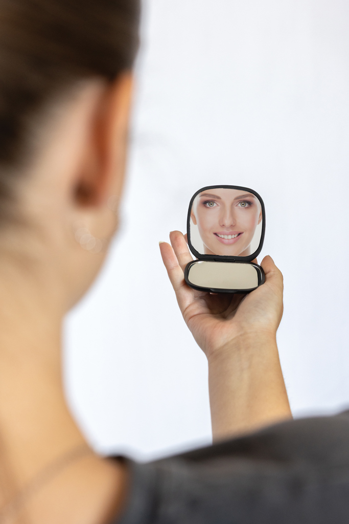 Espejo de maquillaje de plástico reciclado Reflecta RCS - Novedades - Regalo Promocional Personalizado - imagen 3
