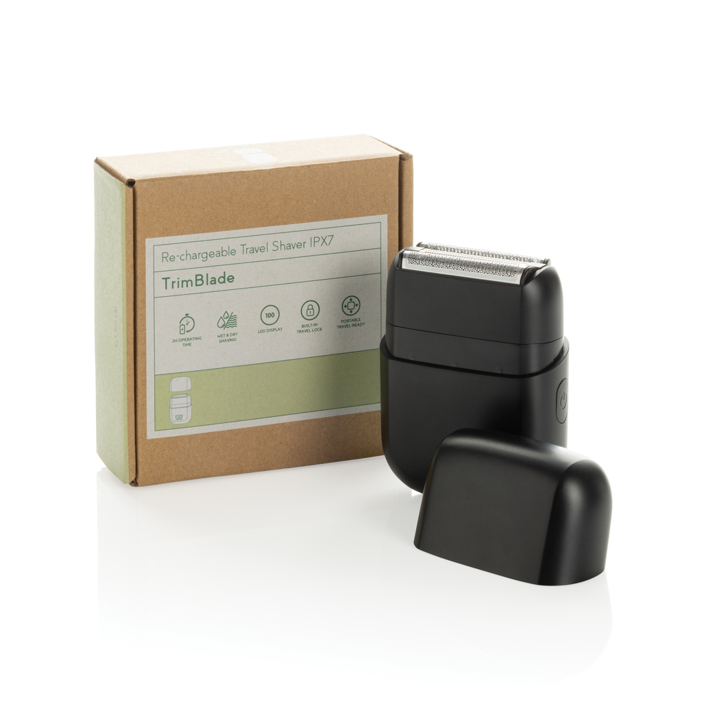 Afeitadora de viaje recargable TrimBlade IPX7 - Otros cuidado personal - Regalo Promocional Personalizado - imagen 4