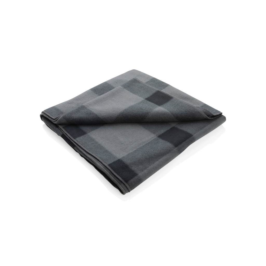 Manta de felpa personalizada suave a cuadros - Mantas personalizadas - Regalo Promocional Personalizado - vista alternativa