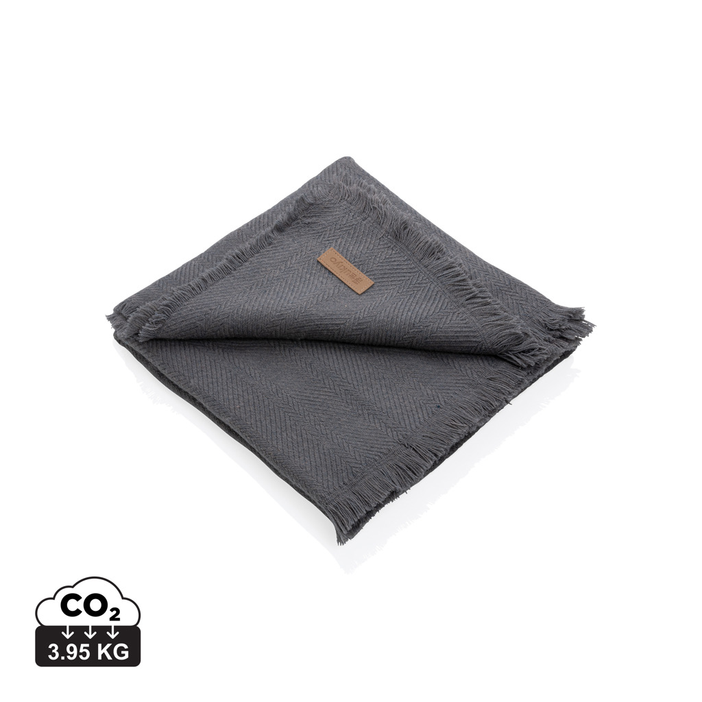 Manta personalizada tejida Ukiyo Aware™ Polylana® de 130x150cm - Mantas personalizadas - Regalo Promocional Personalizado
