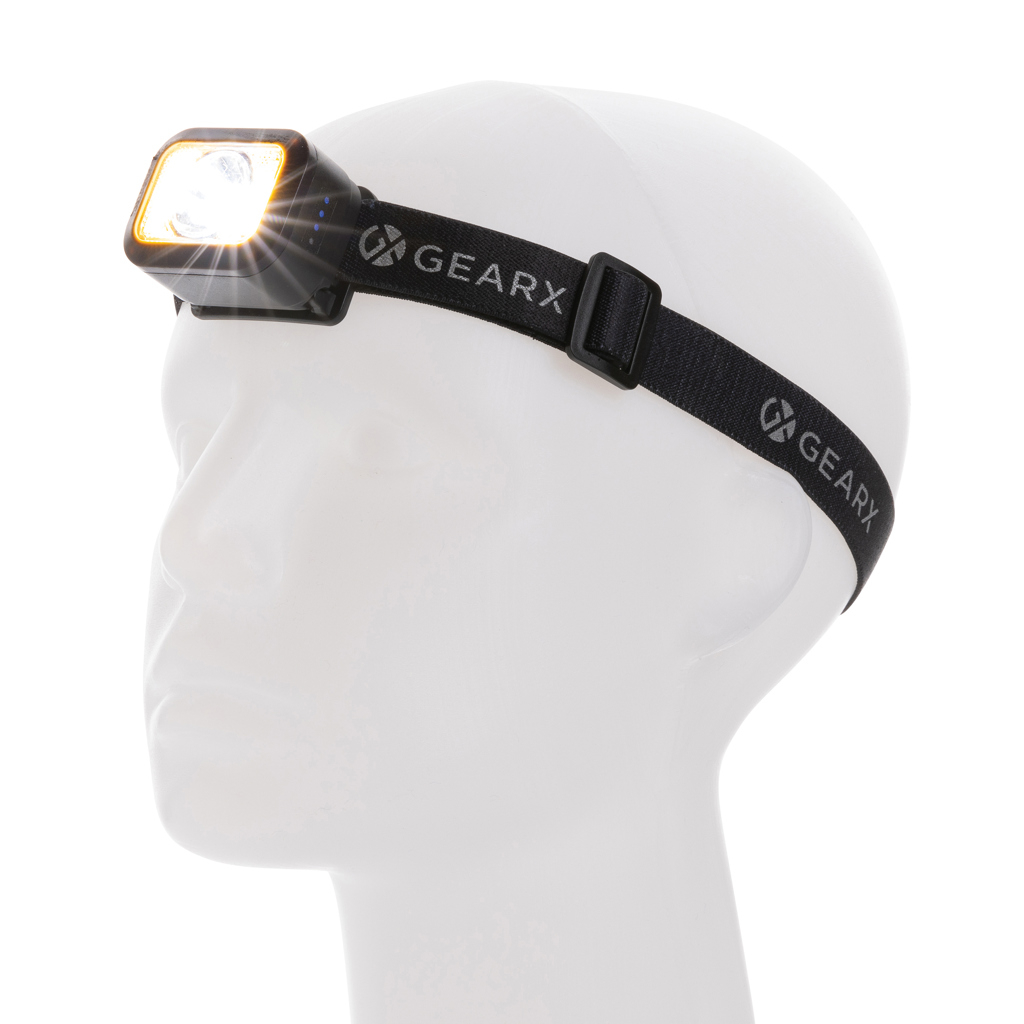 Linterna frontal personalizada Gear X RCS rPlastic de alta resistencia - Linternas personalizadas - Regalo Promocional Personalizado - imagen 3