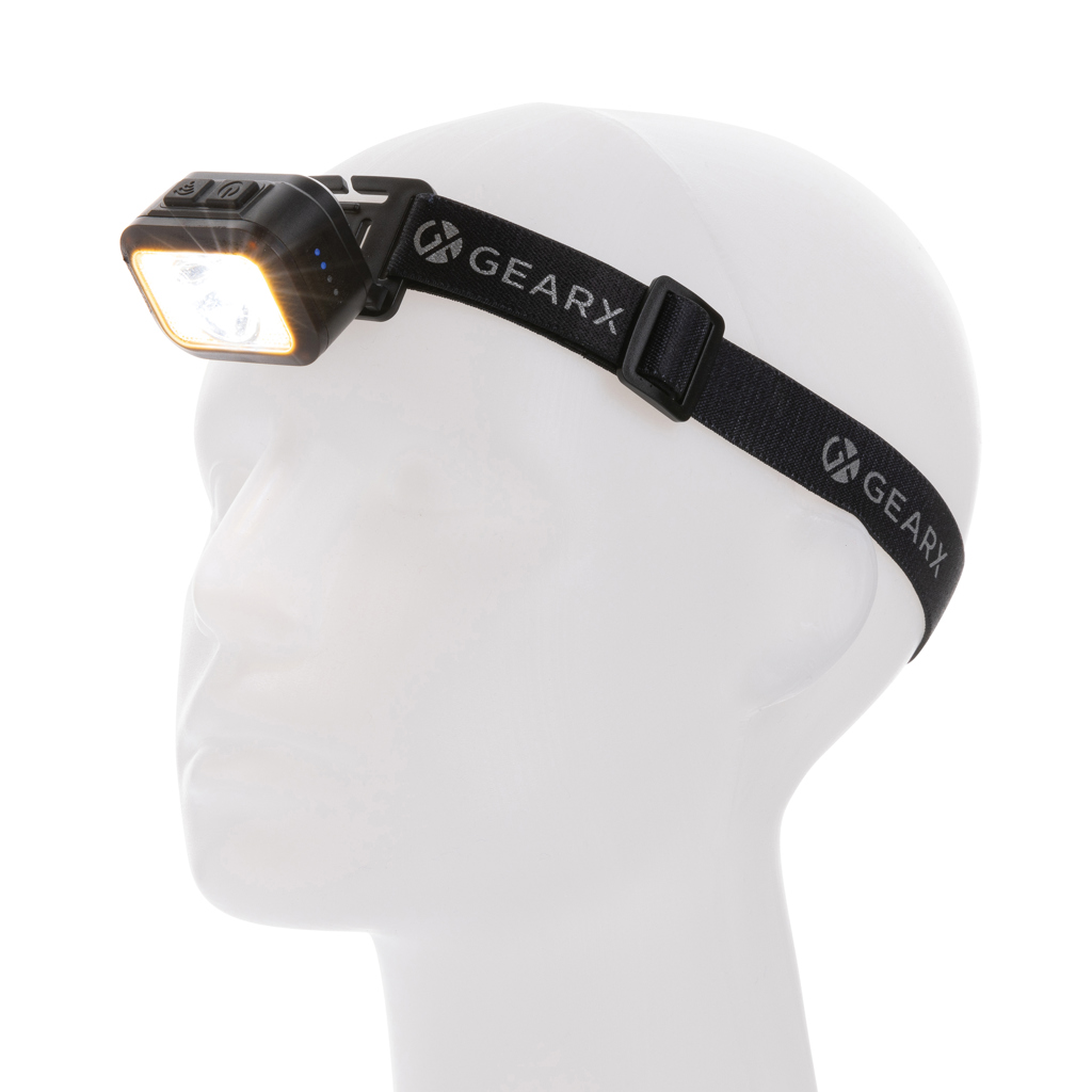Linterna frontal personalizada Gear X RCS rPlastic de alta resistencia - Linternas personalizadas - Regalo Promocional Personalizado - imagen 4