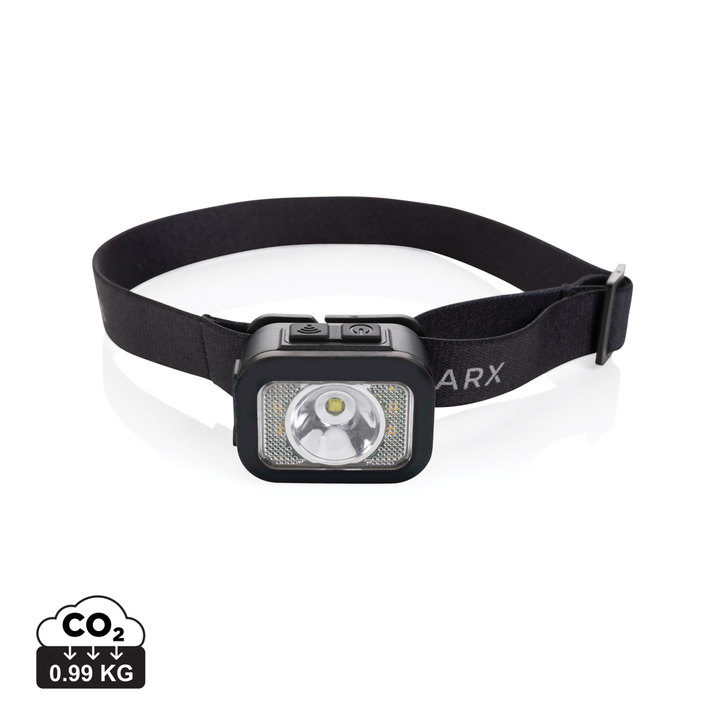 Linterna frontal personalizada Gear X RCS rPlastic de alta resistencia - Linternas personalizadas - Regalo Promocional Personalizado