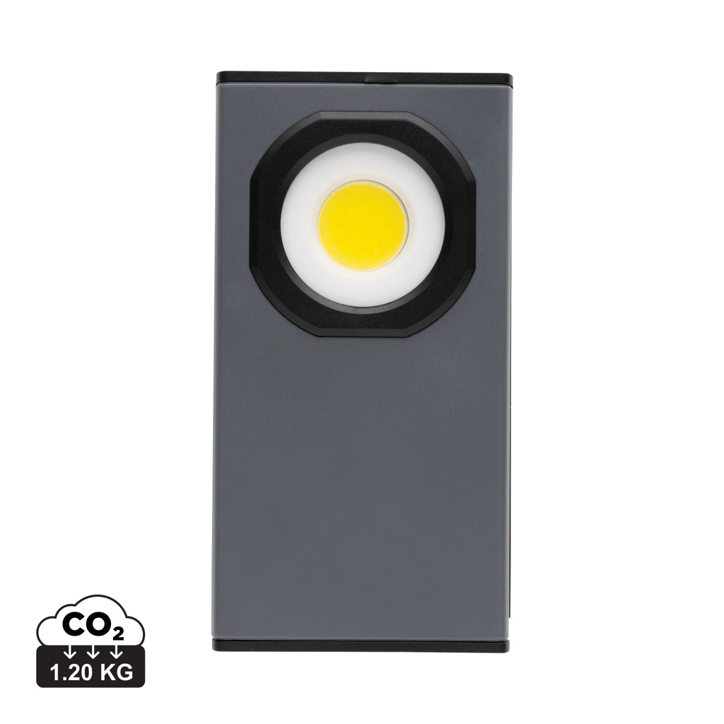 Luz de trabajo personalizada USB Gear X de plástico reciclado - Linternas personalizadas - Regalo Promocional Personalizado