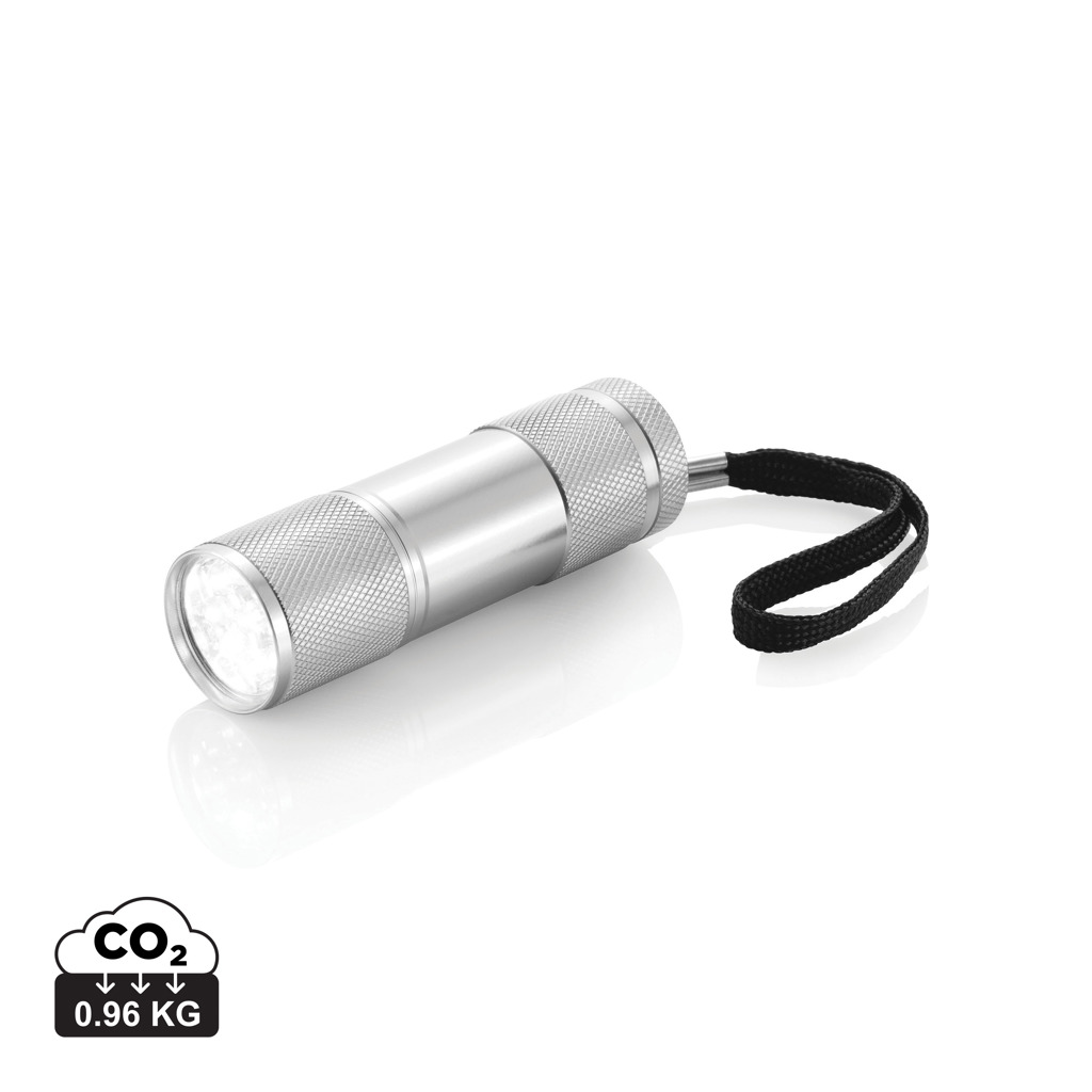 Linterna personalizada Quattro de aluminio