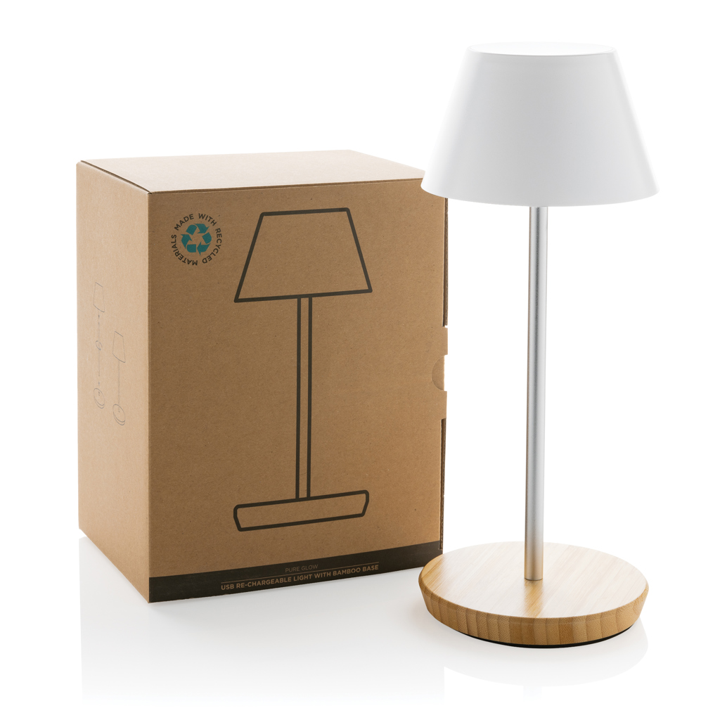 Lámpara personalizada Pure Glow reciclada RCS de sobremesa - Tecnología - Regalo Promocional Personalizado - imagen 11
