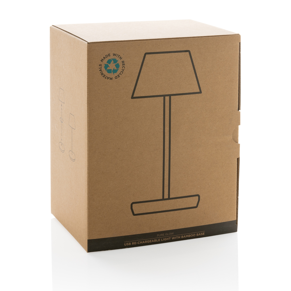 Lámpara personalizada Pure Glow reciclada RCS de sobremesa - Tecnología - Regalo Promocional Personalizado - imagen 12