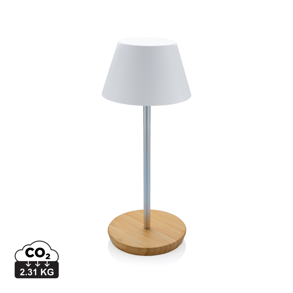 Lámpara personalizada Pure Glow reciclada RCS de sobremesa - Tecnología - Regalo Promocional Personalizado