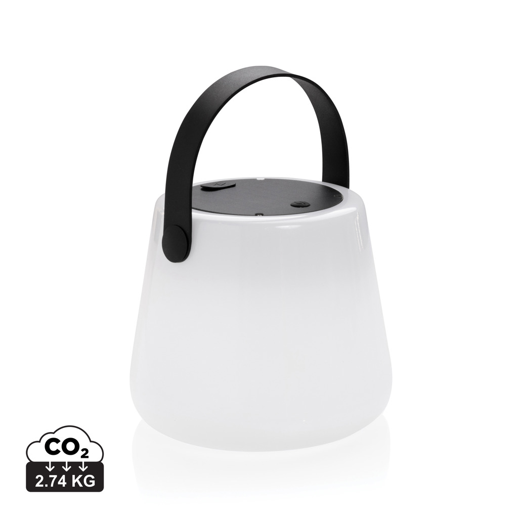Luz exterior personalizada SolarGlow RCS recargable - Linternas personalizadas - Regalo Promocional Personalizado