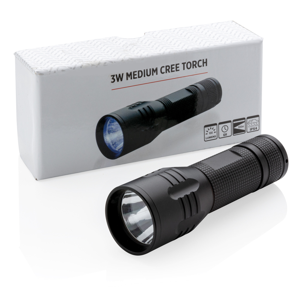 Linterna personalizada CREE mediana de 3W - Linternas personalizadas - Regalo Promocional Personalizado - imagen 9