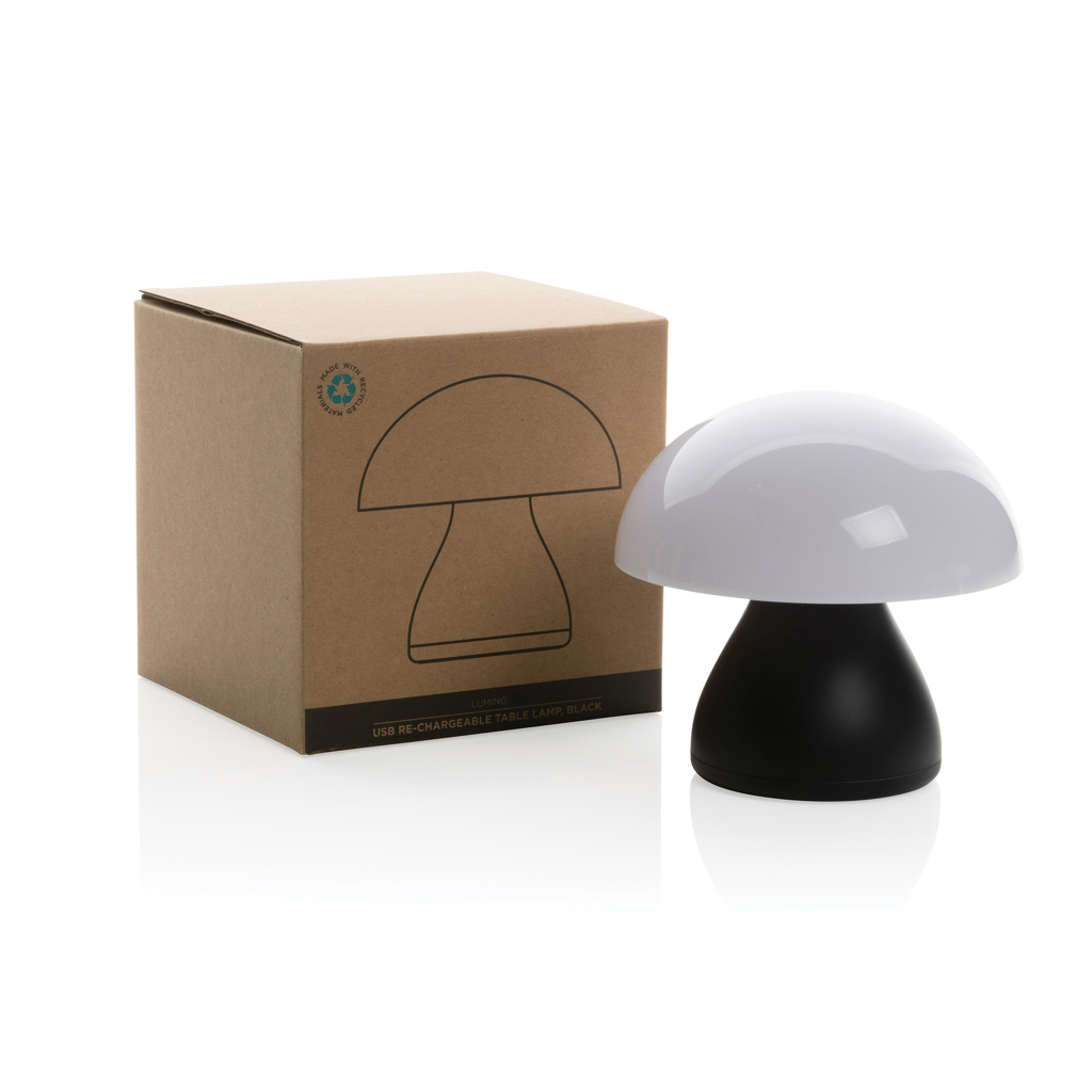 Lámpara de mesa personalizada Luming recargable USB reciclada - Tecnología - Regalo Promocional Personalizado - imagen 9
