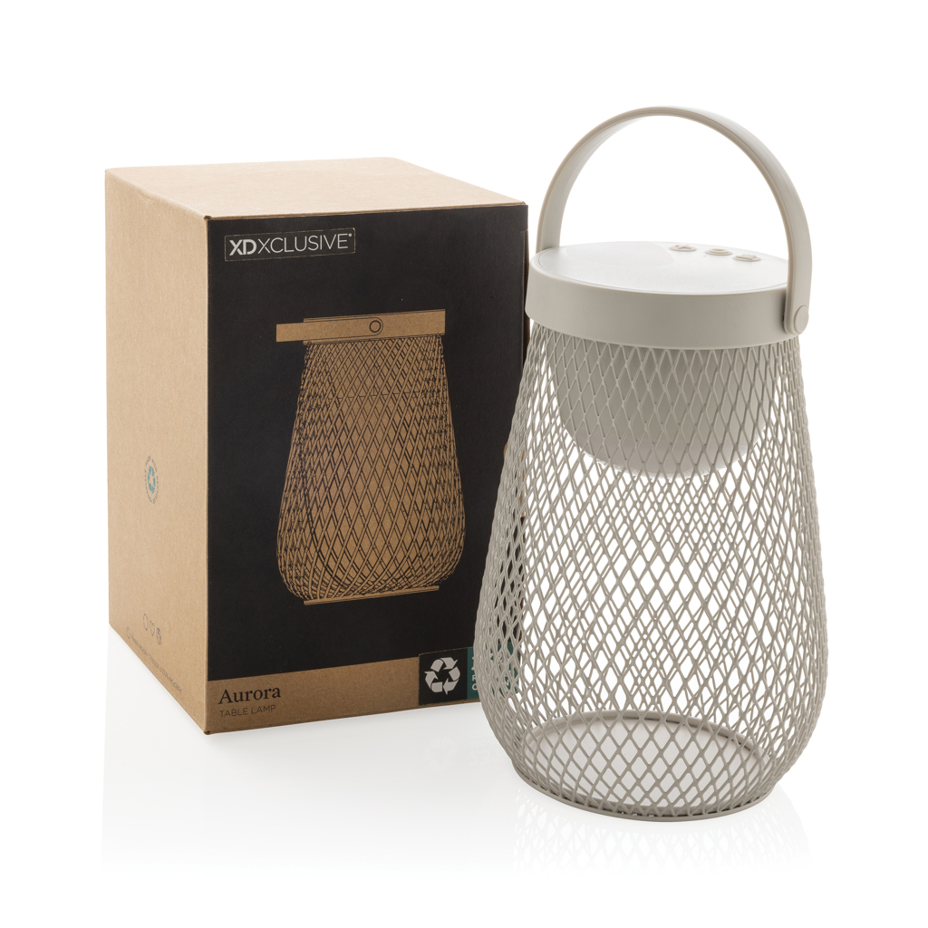 Lámpara de mesa personalizada Aurora recargable USB reciclada - Tecnología - Regalo Promocional Personalizado - imagen 10