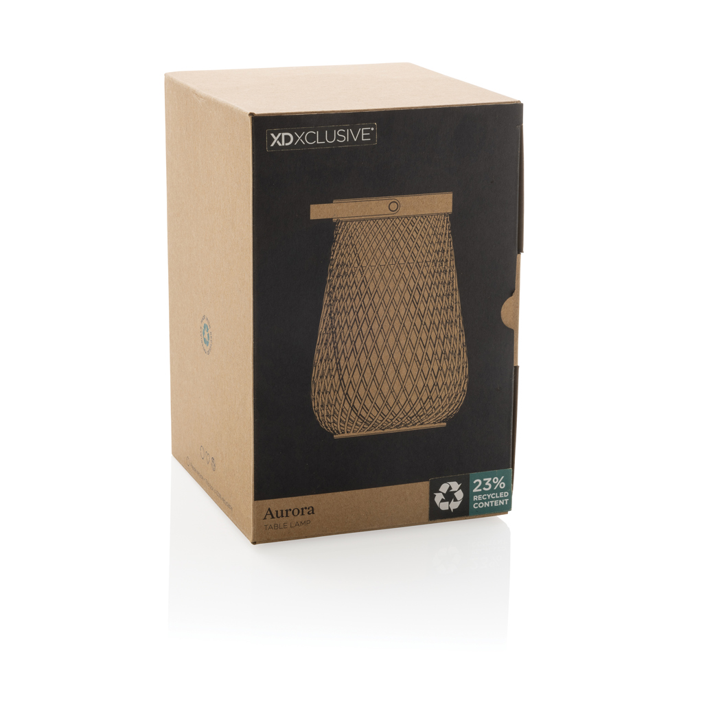 Lámpara de mesa personalizada Aurora recargable USB reciclada - Tecnología - Regalo Promocional Personalizado - imagen 11