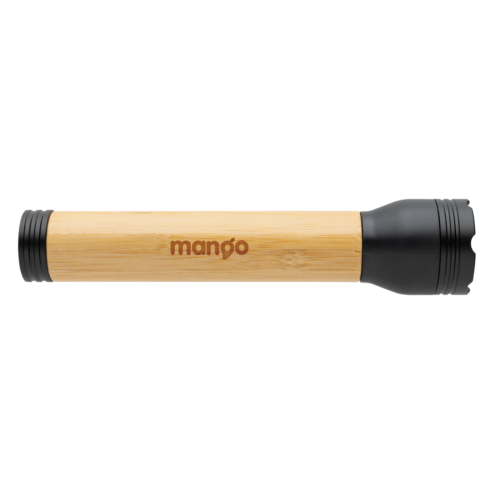 Linterna personalizada Lucid 5W de bambú y plástico reciclado - Linternas personalizadas - Regalo Promocional Personalizado - imagen 5