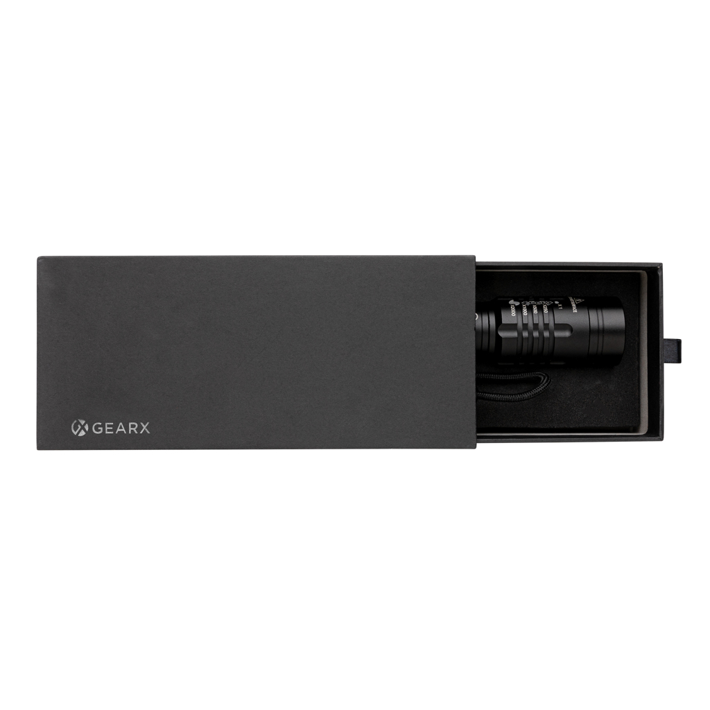 Linterna recargable personalizada Gear X USB de aleación - Linternas personalizadas - Regalo Promocional Personalizado - imagen 16