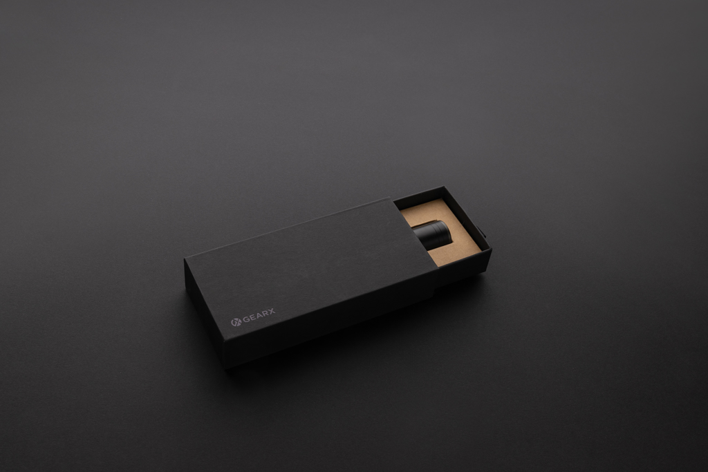 Linterna recargable USB personalizada Gear X de aluminio reciclado - Linternas personalizadas - Regalo Promocional Personalizado - imagen 12