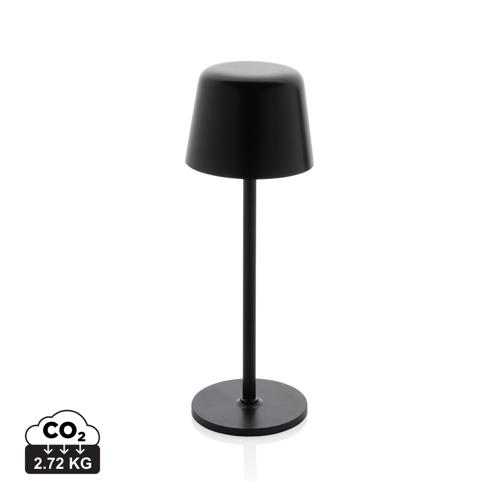 Lámpara de mesa personalizada Zenic RCS de plástico reciclado - Tecnología - Regalo Promocional Personalizado