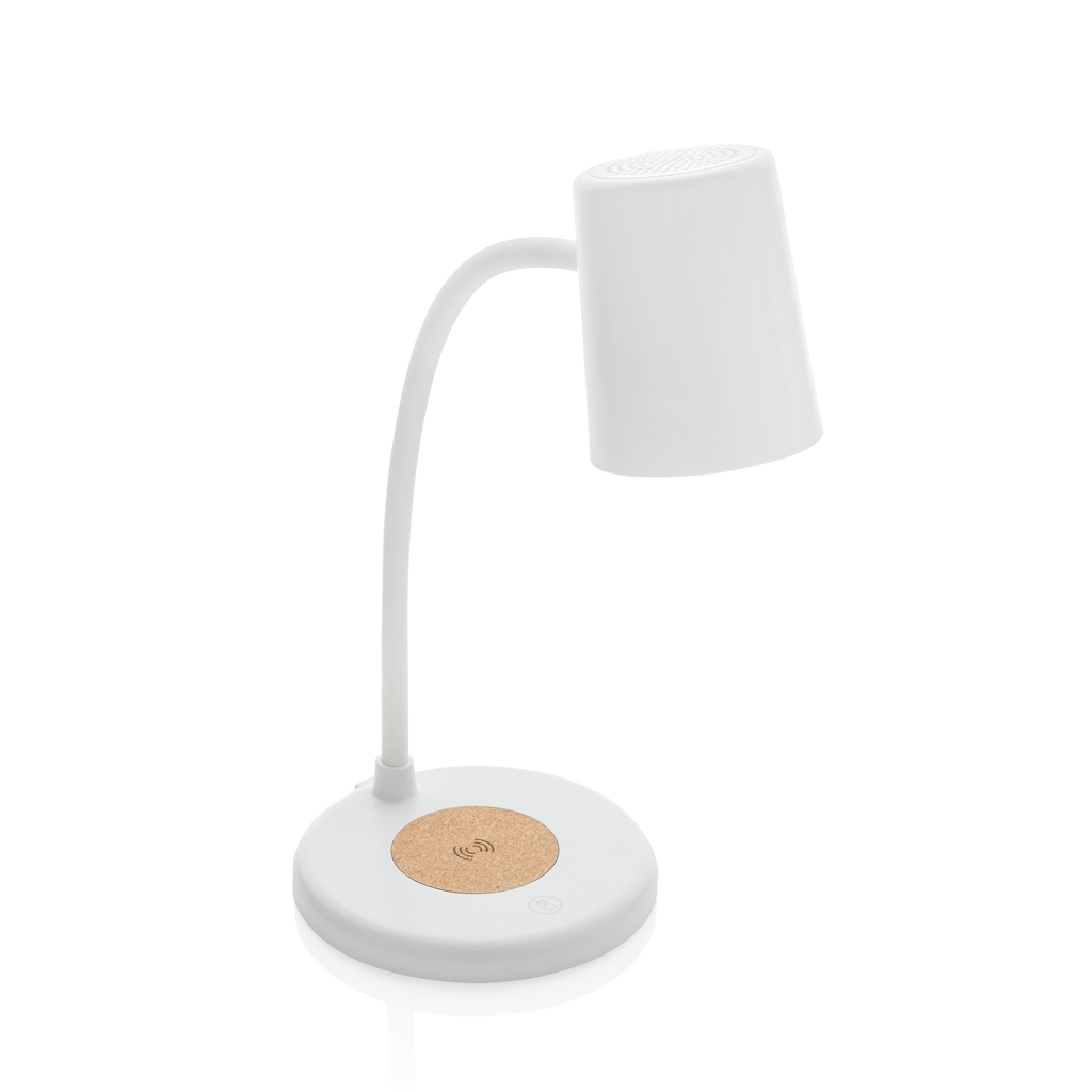 Lámpara escritorio personalizada inalámbrica Zenara 15W de materiales reciclados - Tecnología - Regalo Promocional Personalizado - vista alternativa