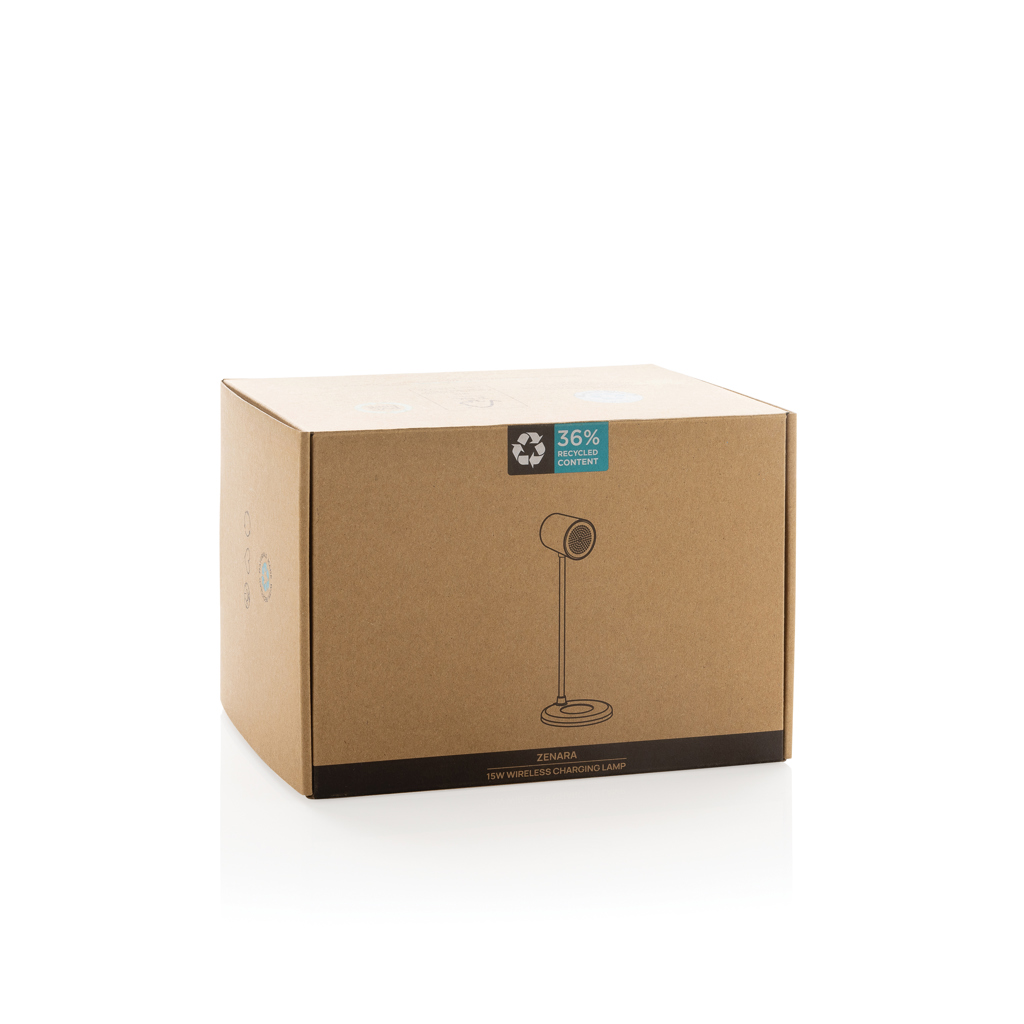 Lámpara escritorio personalizada inalámbrica Zenara 15W de materiales reciclados - Tecnología - Regalo Promocional Personalizado - imagen 13
