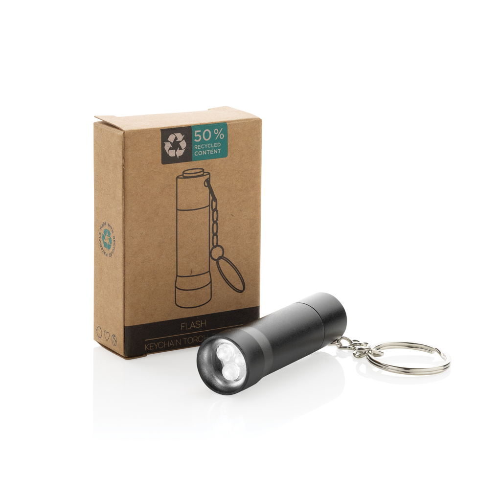 Linterna llavero personalizada Flash de aluminio reciclado - Linternas personalizadas - Regalo Promocional Personalizado - imagen 8