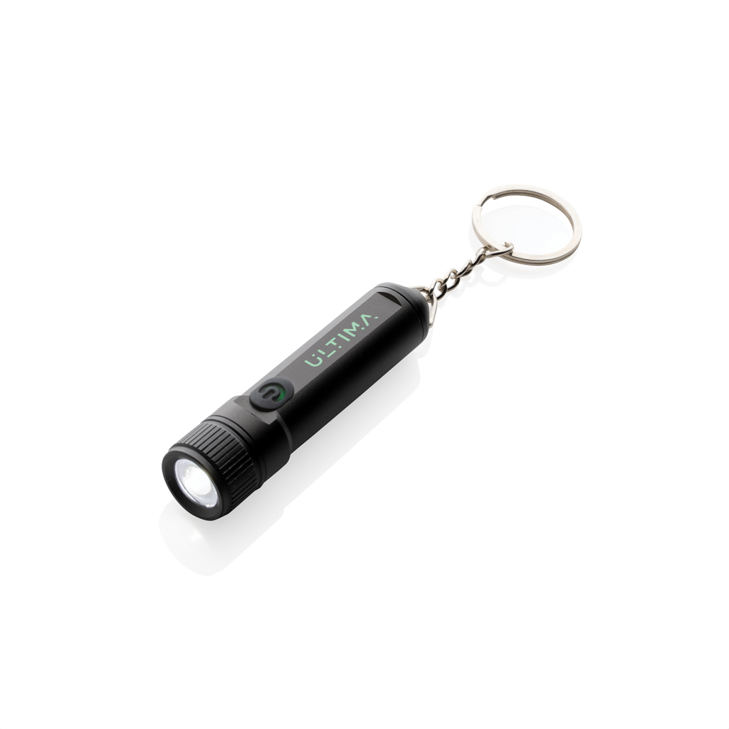 Linterna llavero personalizada ultra brillante Gear X de aluminio reciclado - Linternas personalizadas - Regalo Promocional Personalizado - imagen 5