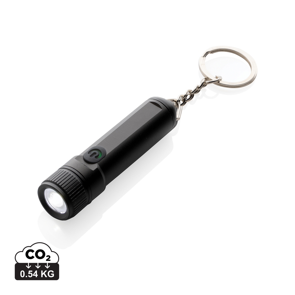 Linterna llavero personalizada ultra brillante Gear X de aluminio reciclado - Linternas personalizadas - Regalo Promocional Personalizado