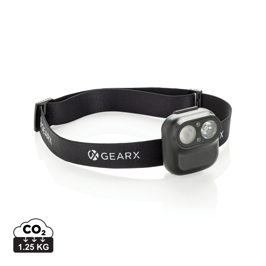 Linterna frontal Gear X RCS rPlastic con sensor movimiento - Novedades - Regalo Promocional Personalizado