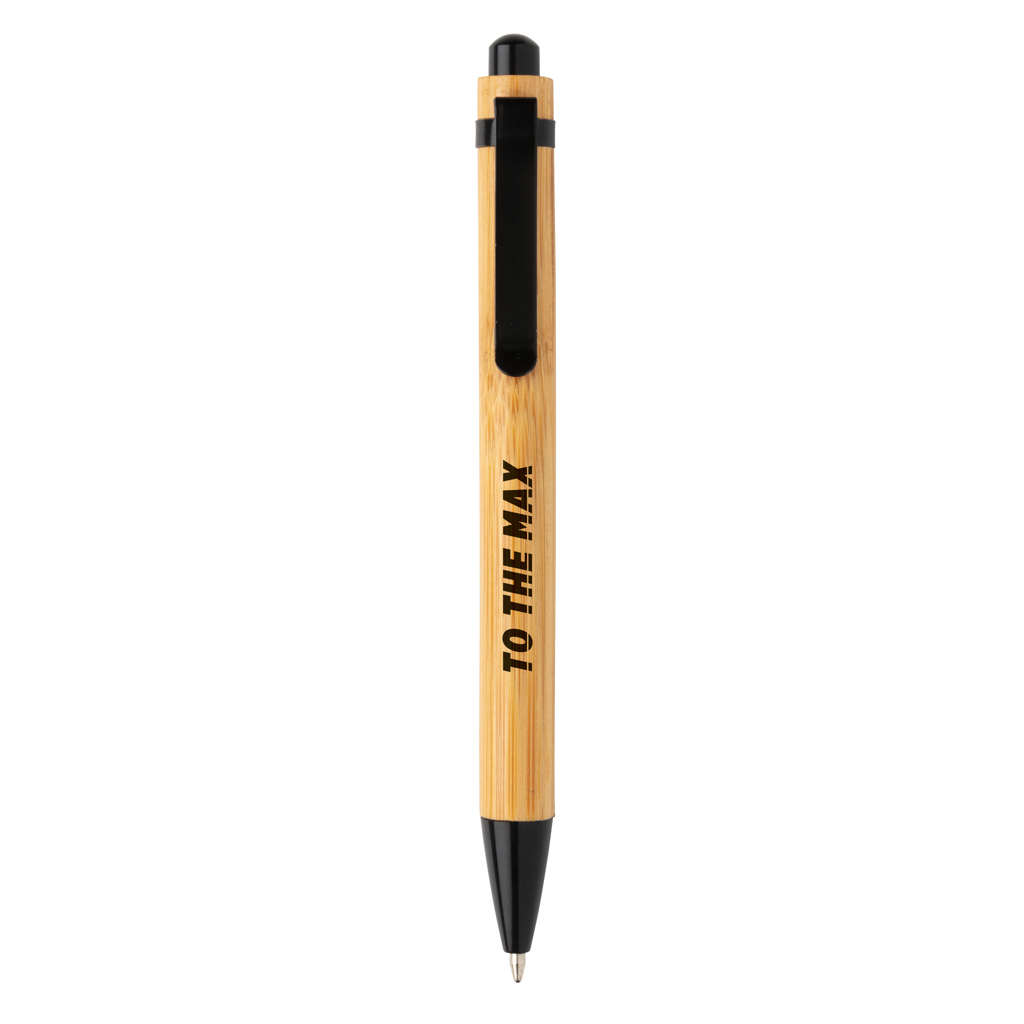 Bolígrafo personalizado de bambú - Escritura - Regalo Promocional Personalizado - imagen 3