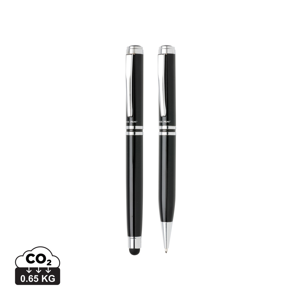 Set de bolígrafos ejecutivo personalizado Swiss Peak - Set de escritura personalizados - Regalo Promocional Personalizado