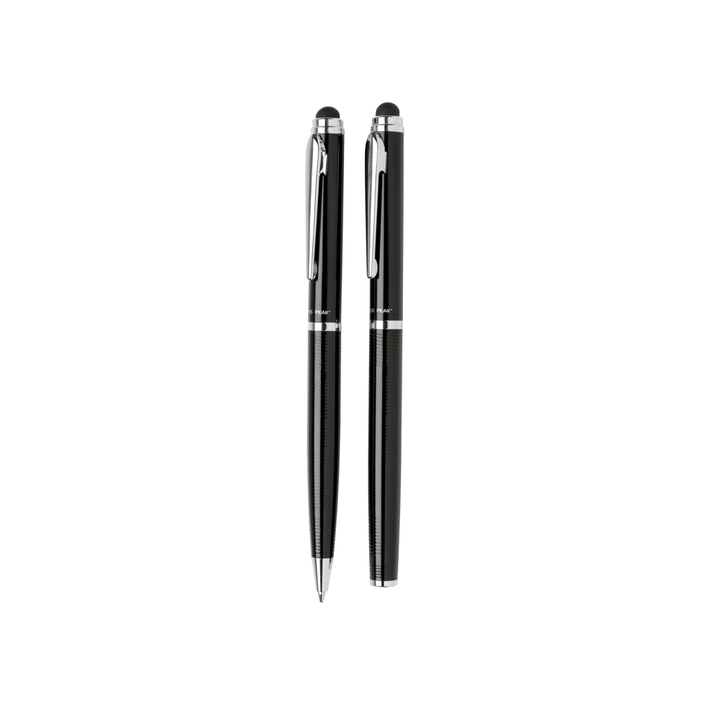 Set de bolígrafos personalizado Swiss Peak deluxe - Set de escritura personalizados - Regalo Promocional Personalizado - vista alternativa