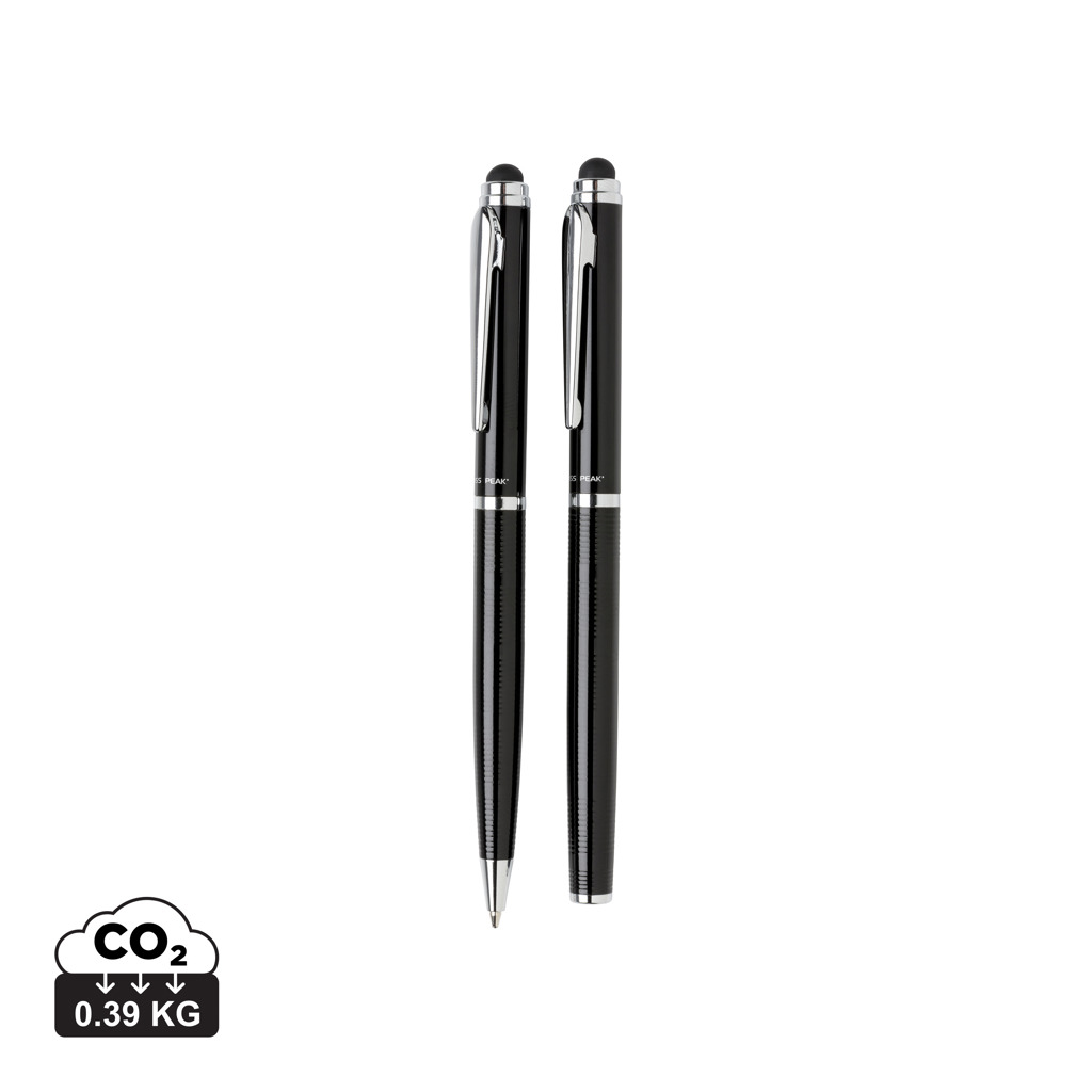 Set de bolígrafos personalizado Swiss Peak deluxe - Set de escritura personalizados - Regalo Promocional Personalizado