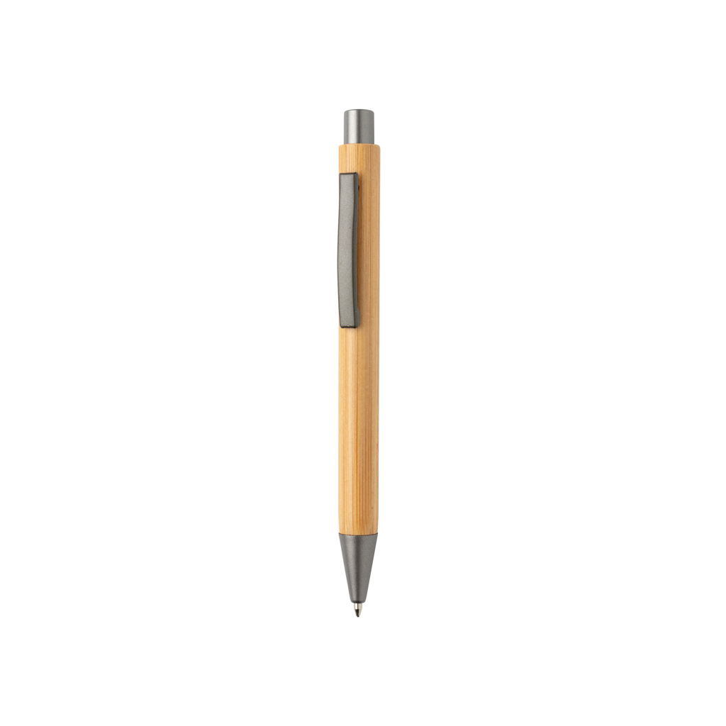 Bolígrafo personalizado fino de bambú de diseño - Escritura - Regalo Promocional Personalizado - imagen 2