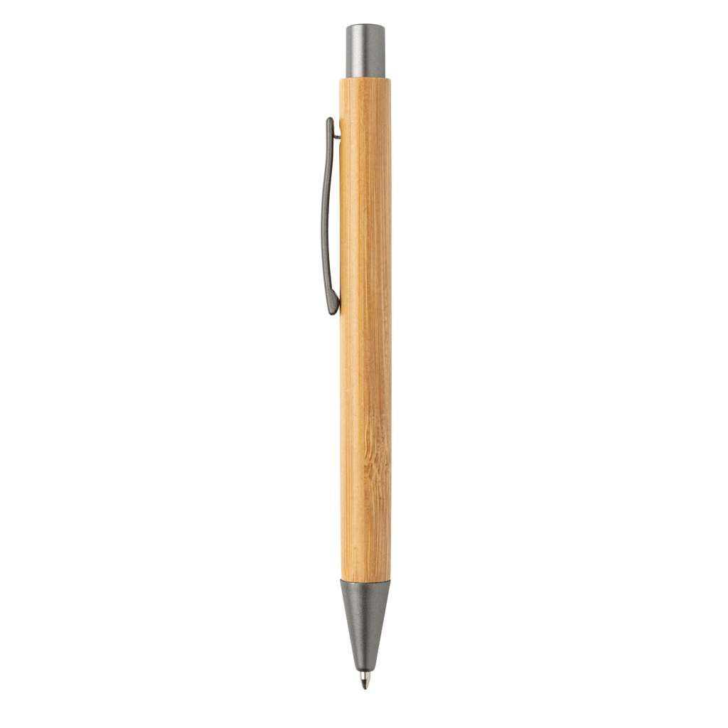 Bolígrafo personalizado fino de bambú de diseño - Escritura - Regalo Promocional Personalizado - imagen 3
