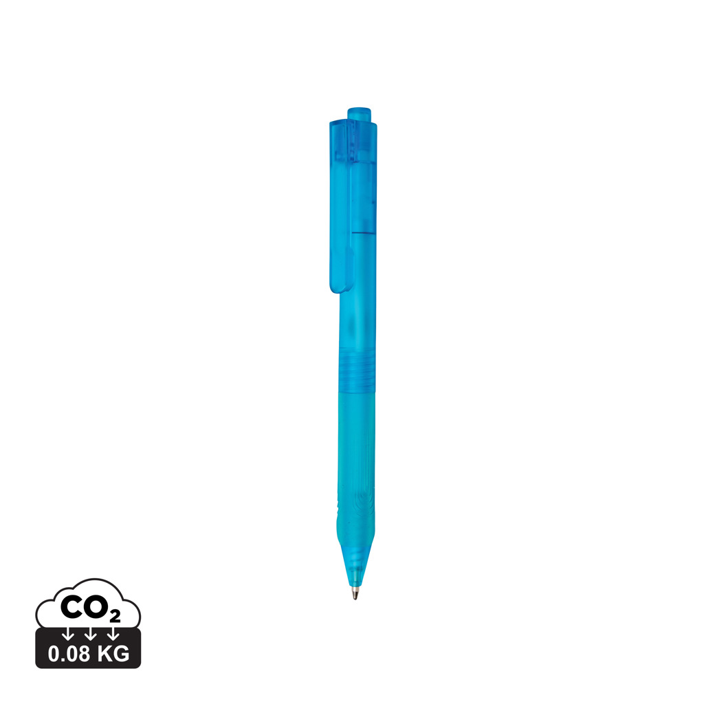 Bolígrafo mate X9 con empuñadura de silicona - Escritura - Regalo Promocional Personalizado