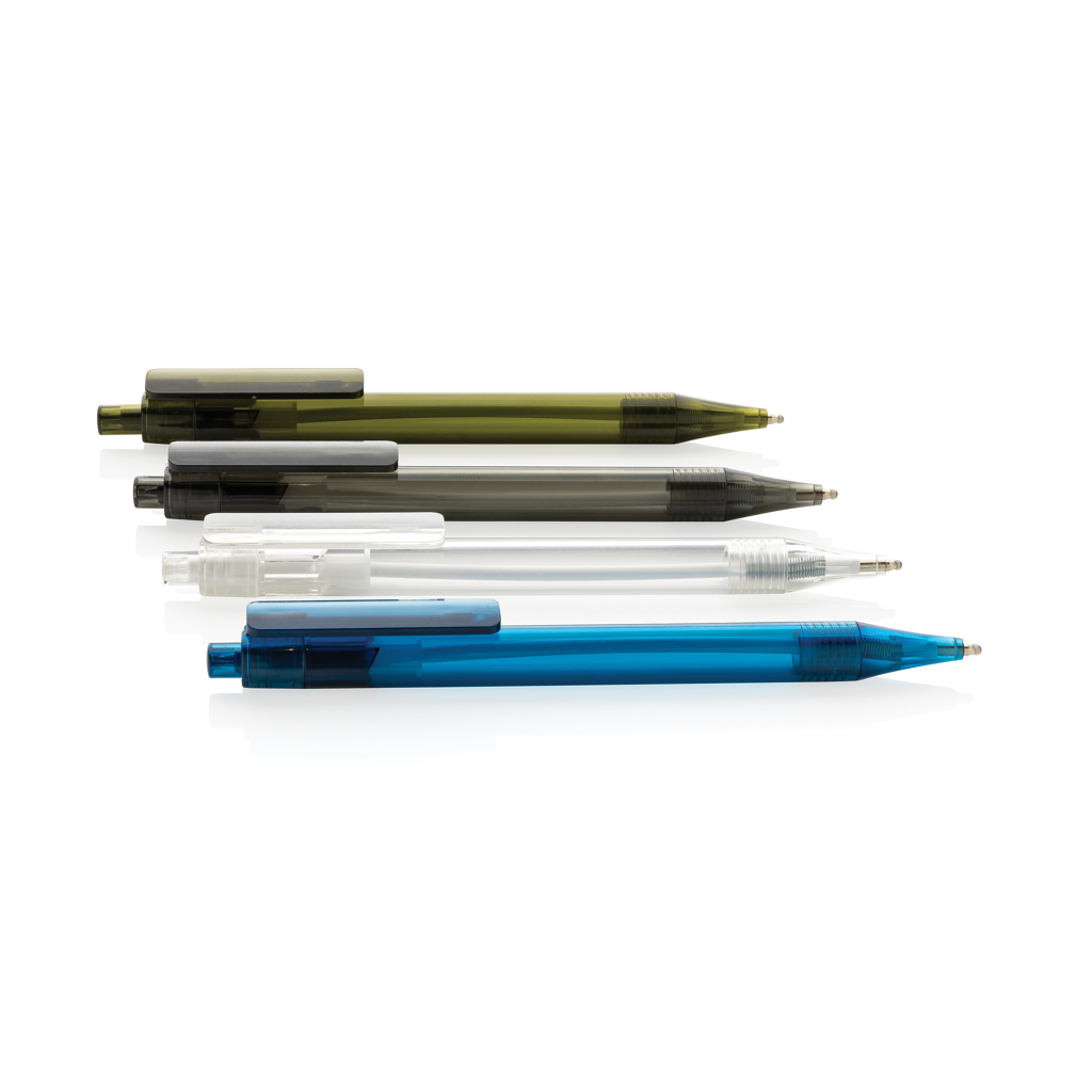 Bolígrafo X8 transparente GRS RPET - Escritura - Regalo Promocional Personalizado - imagen 6