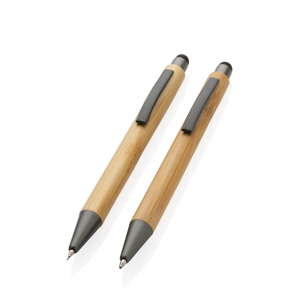 Bolígrafo moderno de bambú en caja - Escritura - Regalo Promocional Personalizado - vista alternativa