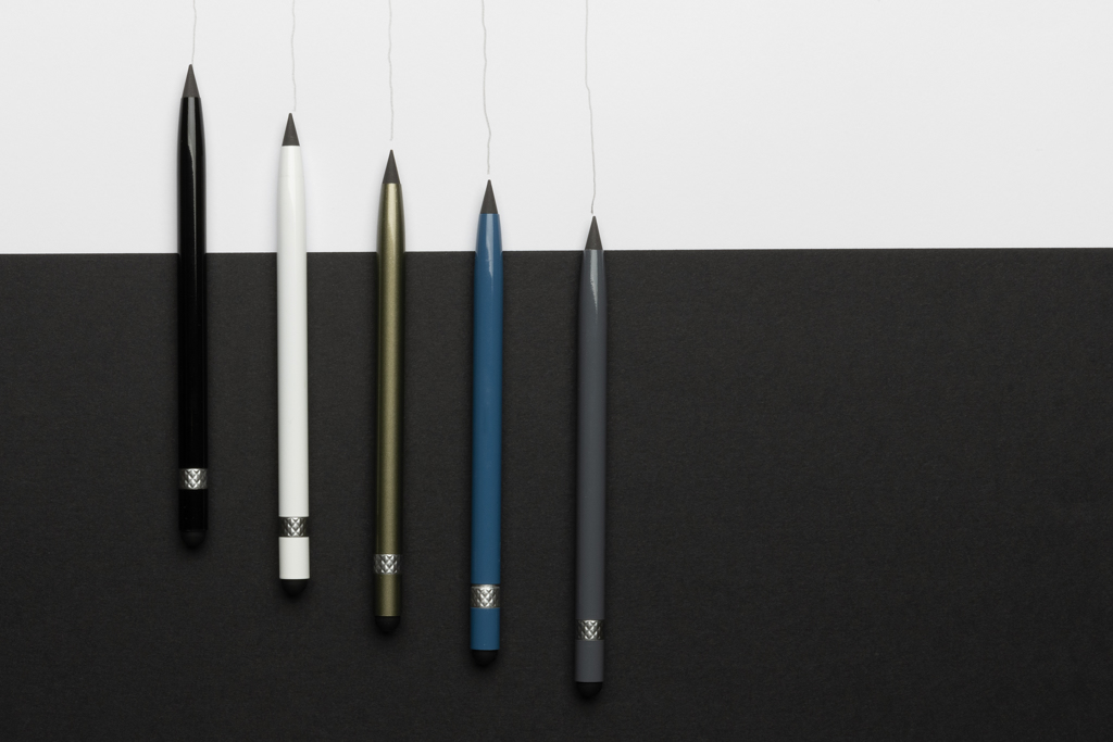 Bolígrafo sin tinta de aluminio con goma - Escritura - Regalo Promocional Personalizado - imagen 6