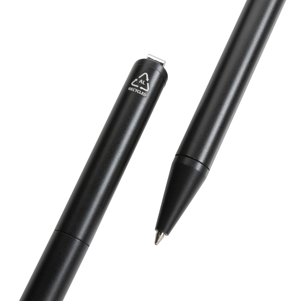 Bolígrafo personalizado Xavi de aluminio reciclado certificado RCS - Escritura - Regalo Promocional Personalizado - imagen 4