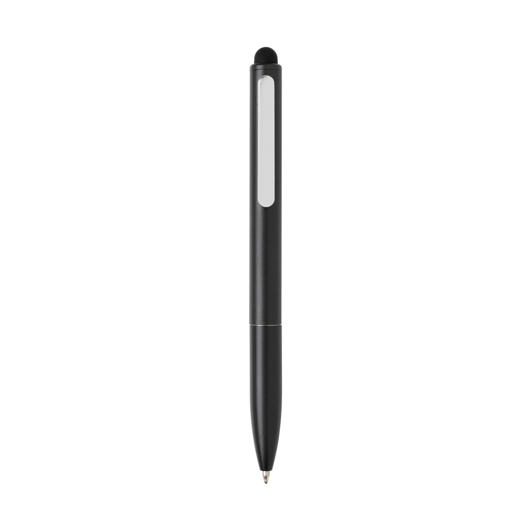 Bolígrafo Kymi aluminio reciclado RCS con lápiz óptico - Escritura - Regalo Promocional Personalizado - imagen 3