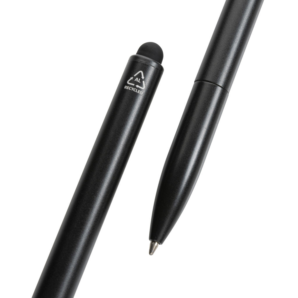 Bolígrafo Kymi aluminio reciclado RCS con lápiz óptico - Escritura - Regalo Promocional Personalizado - imagen 4