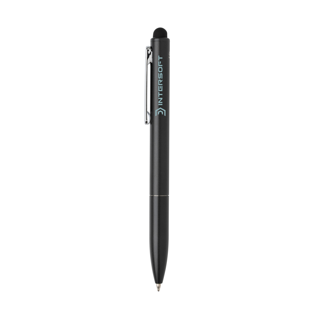 Bolígrafo Kymi aluminio reciclado RCS con lápiz óptico - Escritura - Regalo Promocional Personalizado - imagen 5