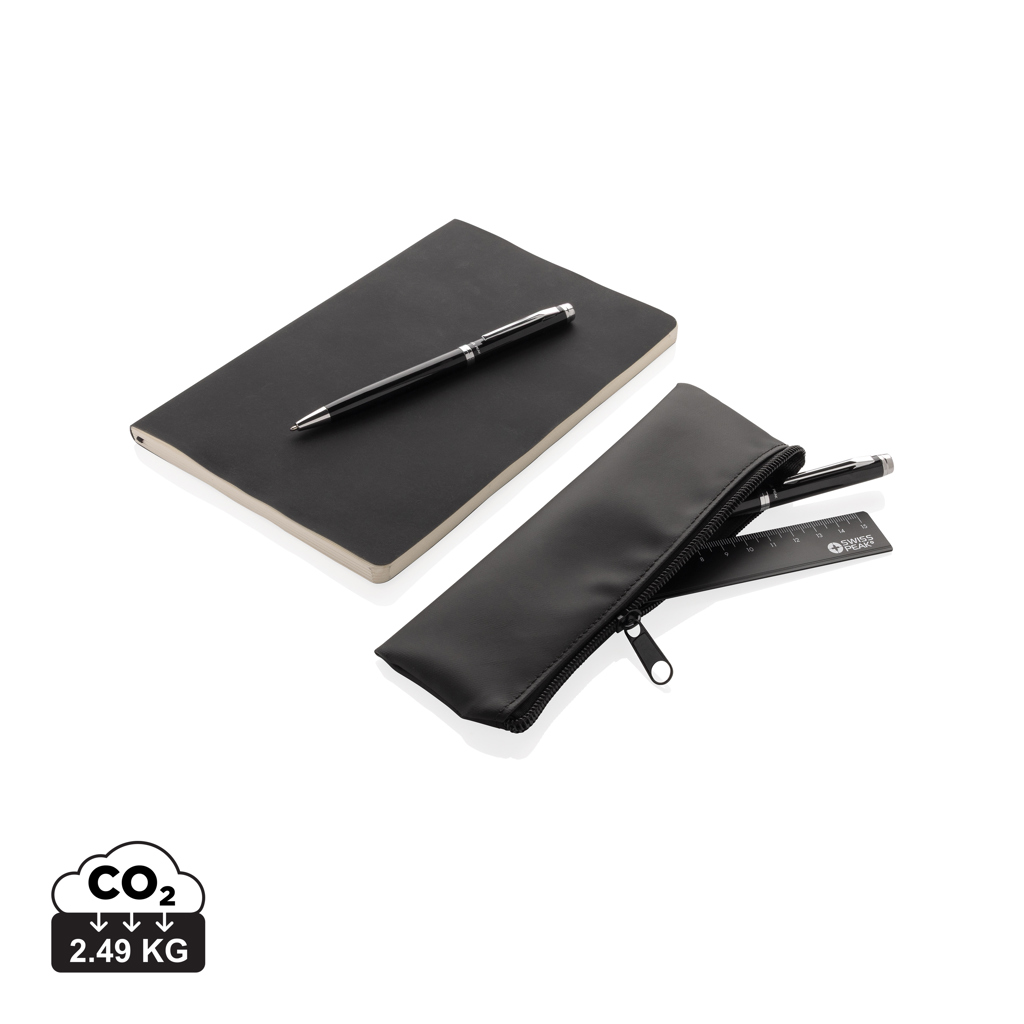 Set de papelería Swiss Peak RCS OSLO RCS - Set de escritura personalizados - Regalo Promocional Personalizado