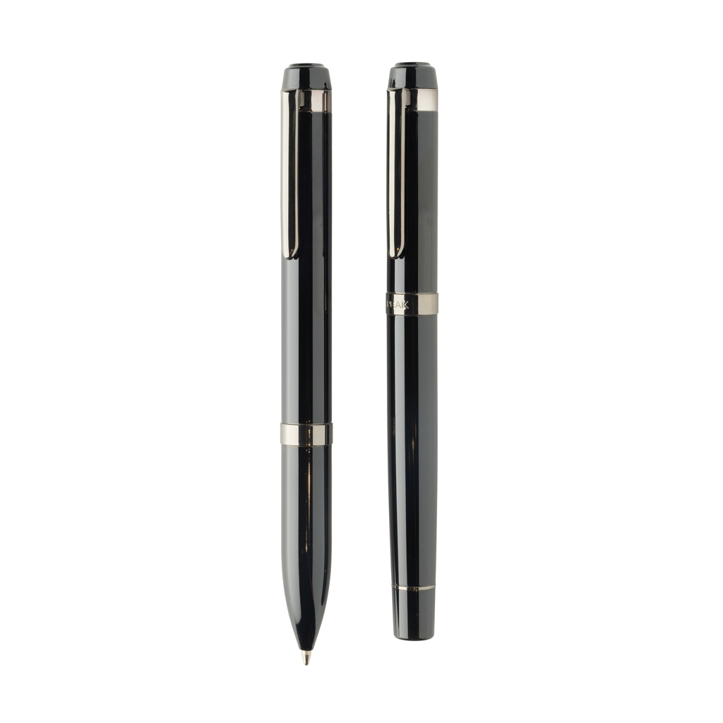 Set de bolígrafos Swiss Peak OSLO acero inoxidable reciclado - Set de escritura personalizados - Regalo Promocional Personalizado - imagen 3