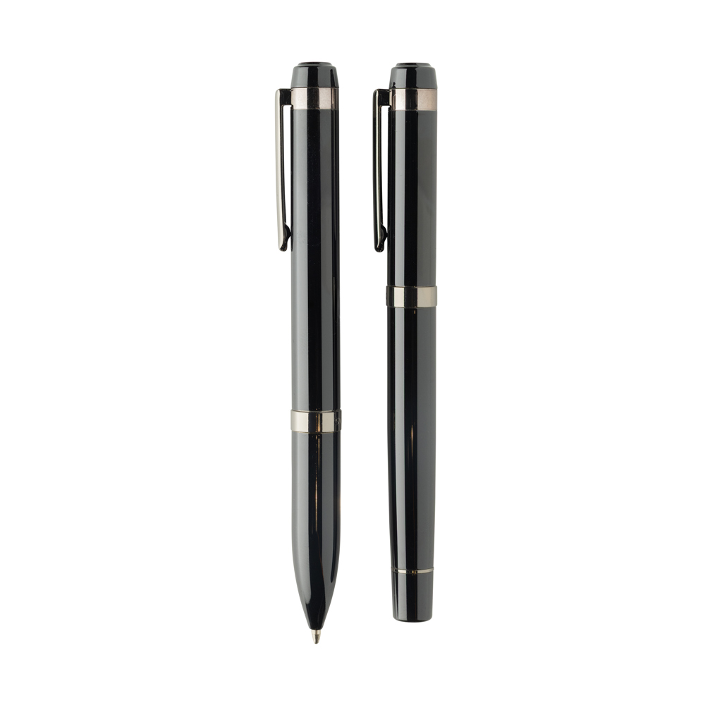 Set de bolígrafos Swiss Peak OSLO acero inoxidable reciclado - Set de escritura personalizados - Regalo Promocional Personalizado - imagen 4