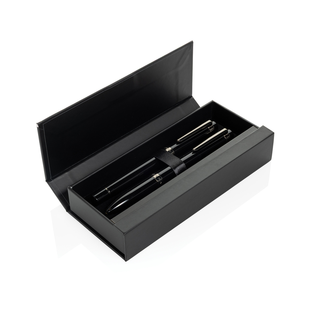 Set de bolígrafos Swiss Peak OSLO acero inoxidable reciclado - Set de escritura personalizados - Regalo Promocional Personalizado - imagen 8