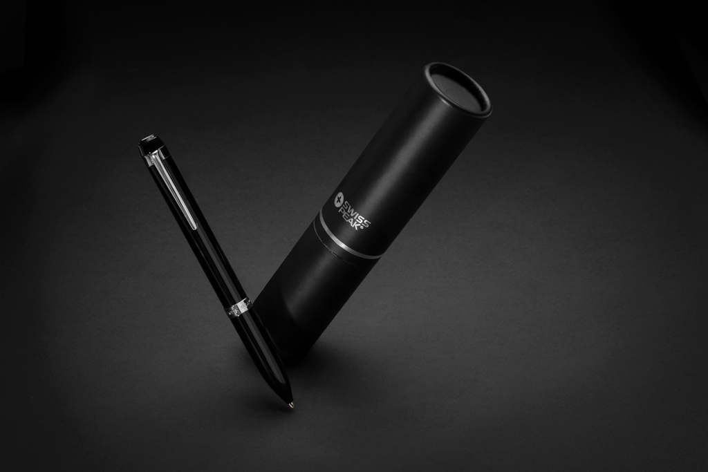 Bolígrafo Swiss Peak OSLO de acero inoxidable reciclado - Rollers personalizados - Regalo Promocional Personalizado - imagen 6