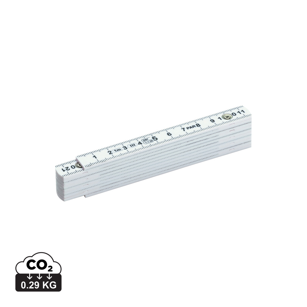 Regla personalizada plegable de fibra de vidrio 1 metro - Reglas y cutter - Regalo Promocional Personalizado