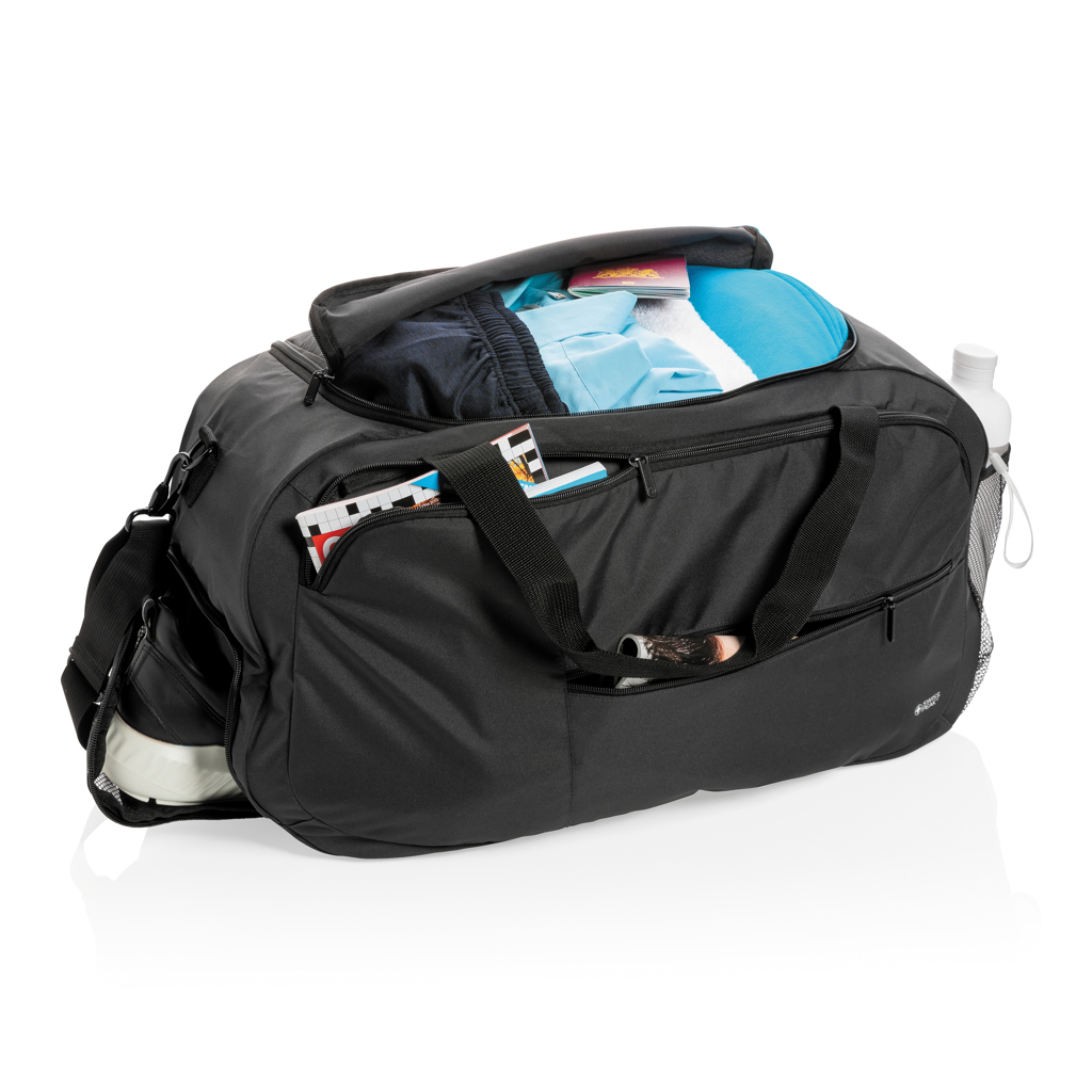 Bolsa de viaje deportiva Swiss Peak AWARE ™ RPET - Bolsas personalizadas de deporte - Regalo Promocional Personalizado - imagen 7
